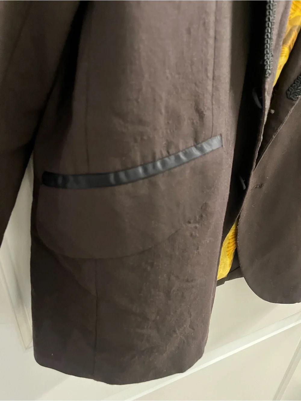 Brown tailored blazer